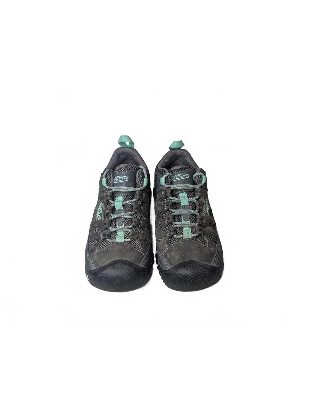 KEEN Women's Targhee Vent Hiking Shoes Steel Grey and Ocean Wave Size 9 - Picture 3 of 6